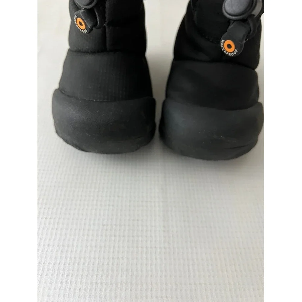 Bogs‎ BMOC Snow Boots Infants Size 5 Black Faux Fur Lined Waterproof 72760K-001
